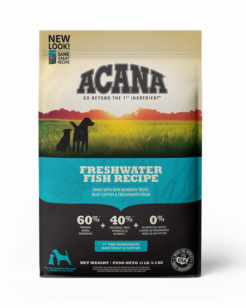 Acana Heritage Freshwater Fish Dry Dog Food 13lb