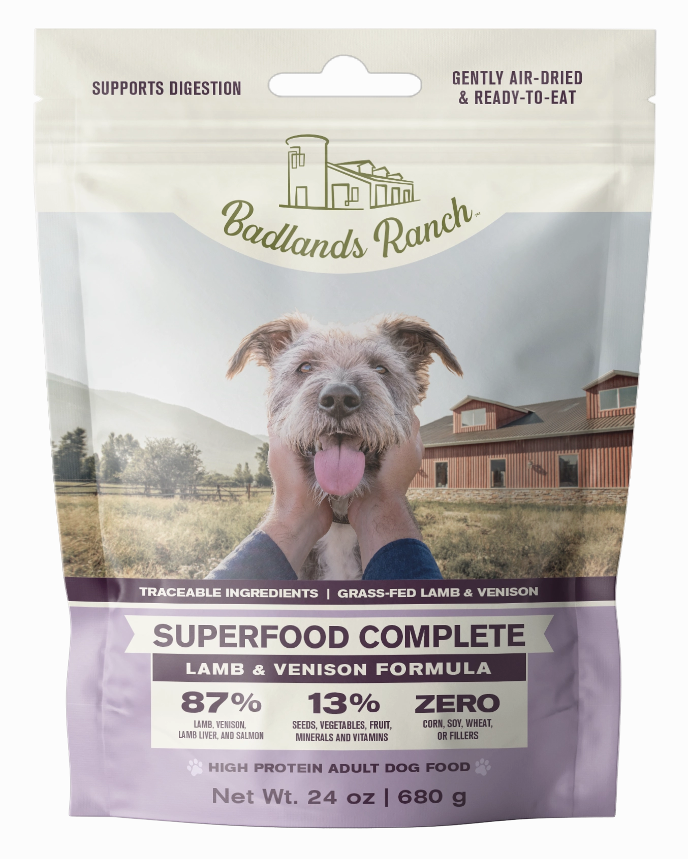 Badlands Ranch Superfood Complete Lamb & Venison 24oz