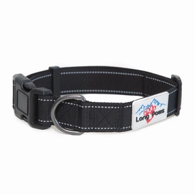 Black Reflective Dog Collar