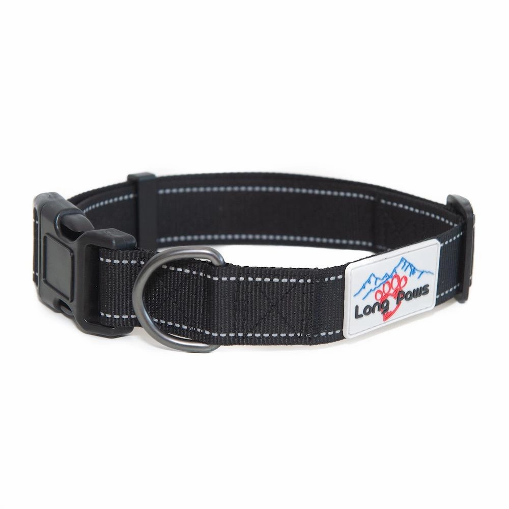 Black Reflective Dog Collar