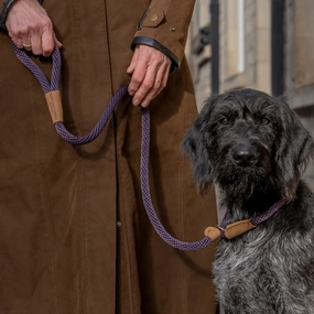 Blackberry Rope Dog Leads by Ruff And Tumble