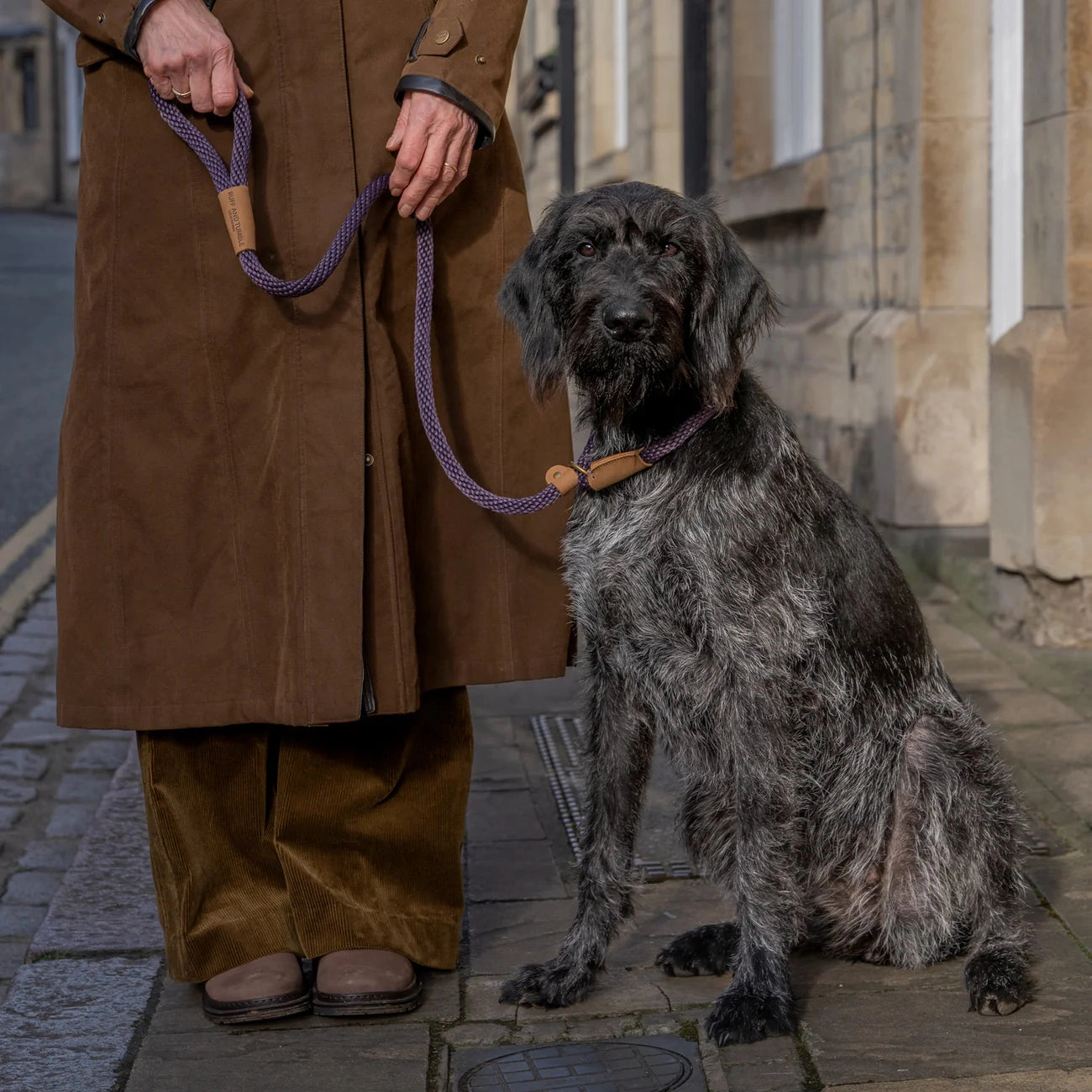 Blackberry Rope Dog Leads by Ruff And Tumble