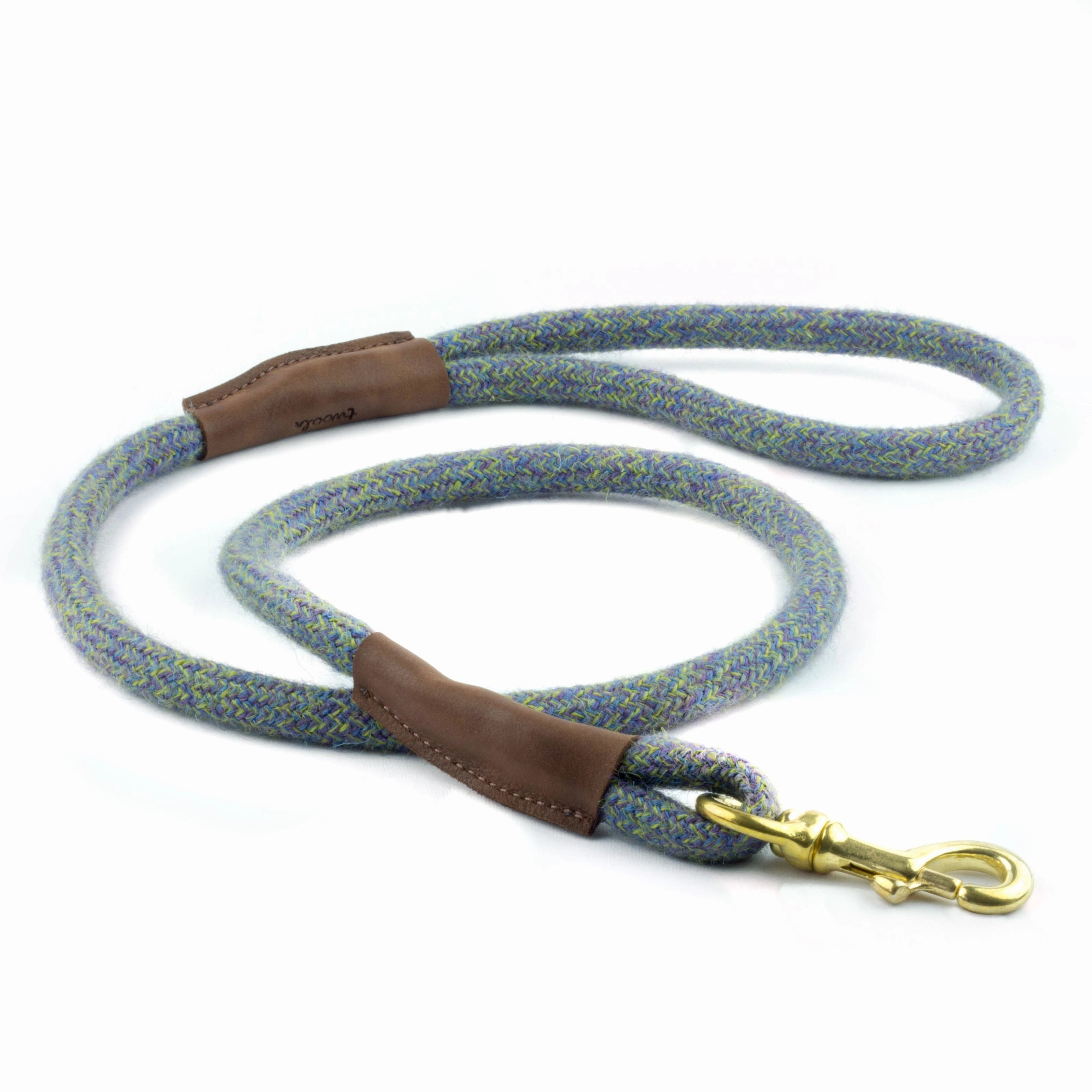 Blue Tweed 100% British Wool Dog Collar