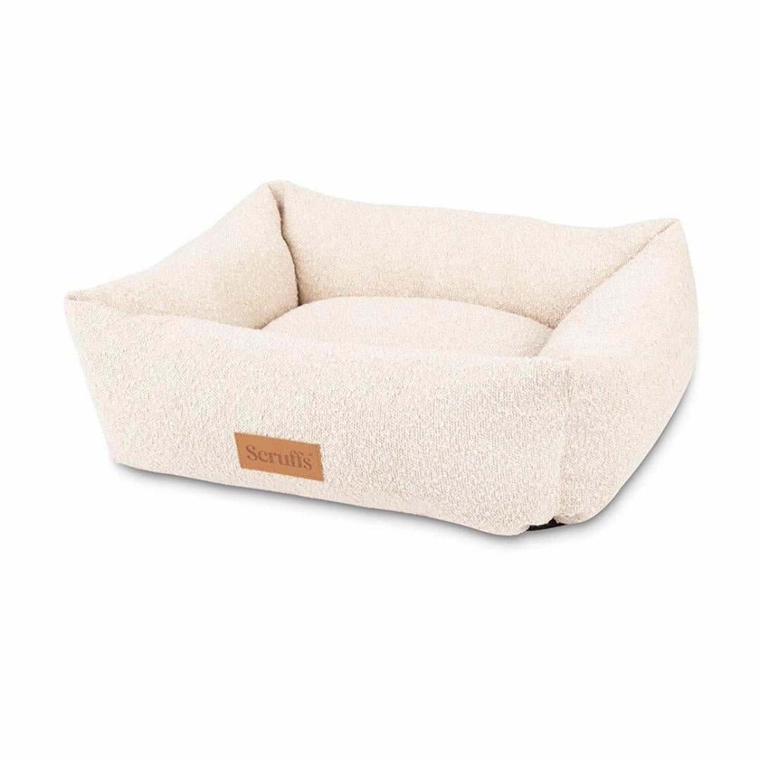 Boucle Box Dog Bed - Ivory