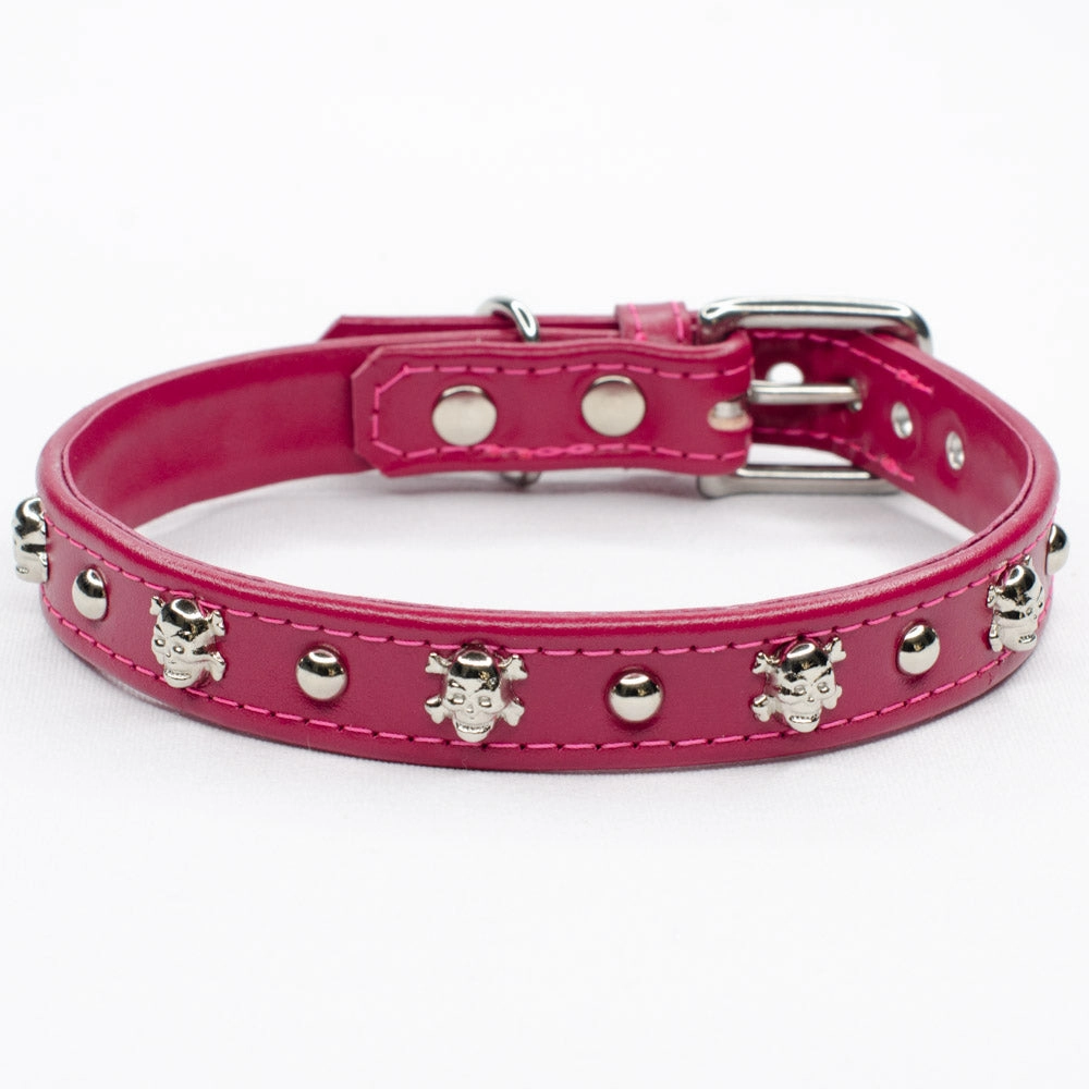 Bounty Studded Leather Dog Collar by Petiquette