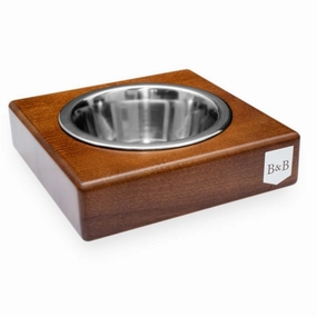 Bowl and Bone Amber Single Dog Bowl