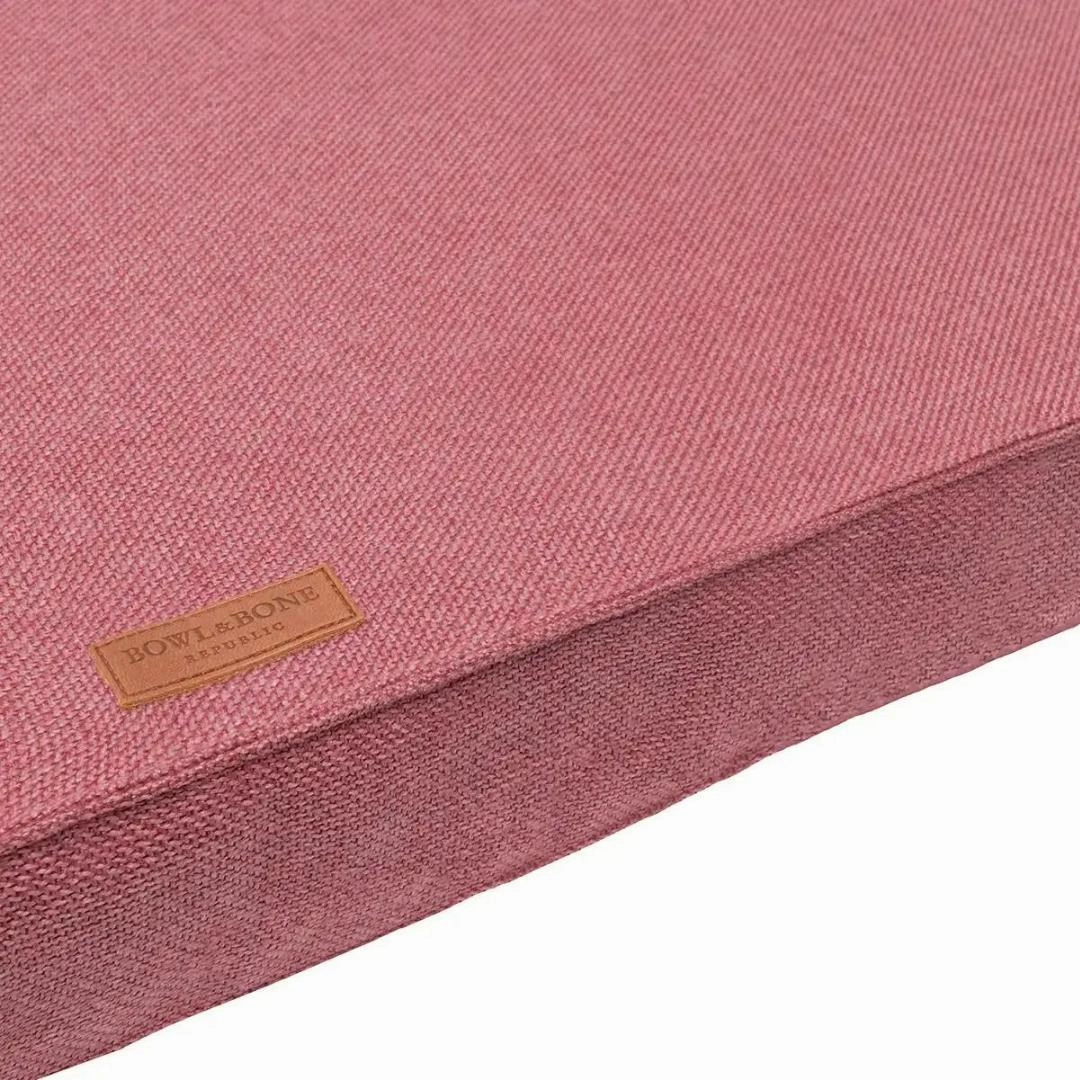 Bowl and Bone Bliss Orthopaedic Pink Dog Mattress