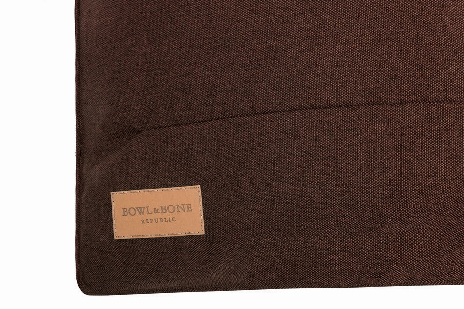 Bowl and Bone Brown Urban Dog Cushion