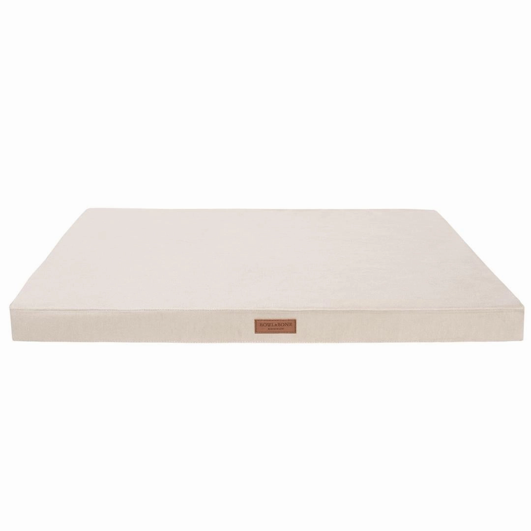 Bowl and Bone Classic Cream Foam Dog Mat