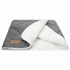 Bowl and Bone Dreamy Silver Dog Bed