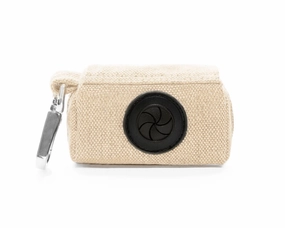 Bowl and Bone Mini Beige Dog Poo Bag Holder