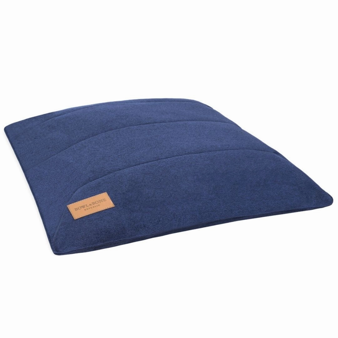 Bowl and Bone Navy Urban Dog Cushion