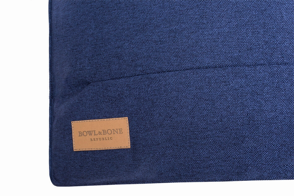 Bowl and Bone Navy Urban Dog Cushion