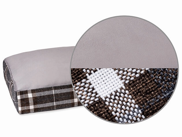Bowl and Bone Scott Blue Dog Cushion