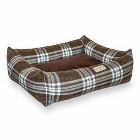 Bowl and Bone Scott Brown Dog Bed