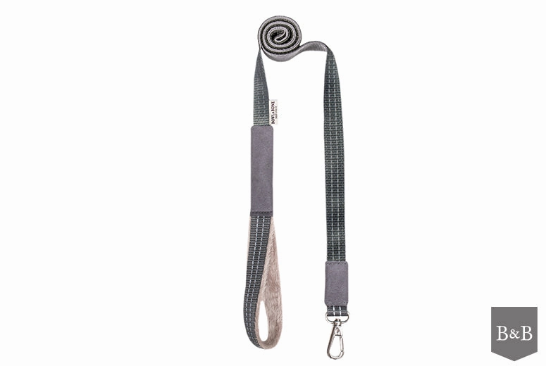 Bowl and Bone Yeti Grey Dog Harness And Lead Set
