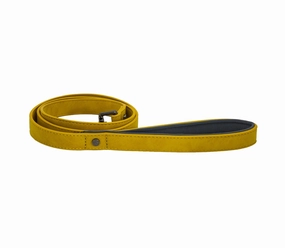 Brights Tech Mustard Vegan Leather Dog Lead