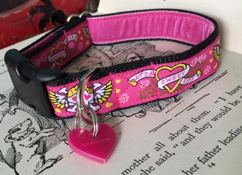 Captain Gracie Designer Dog Collar and Lead Set