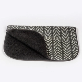 Charcoal Arrows Sherpa Fleece Pet Blanket
