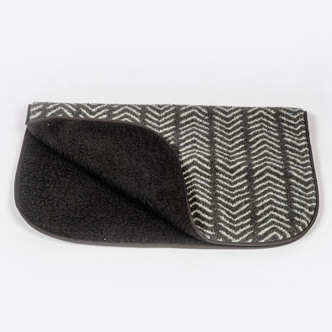 Charcoal Arrows Sherpa Fleece Pet Blanket