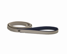 Classic Tech Beige Vegan Leather Dog Lead