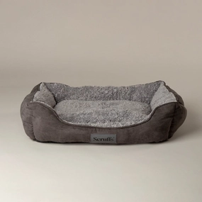 Cosy Soft-Walled Dog Bed - Grey