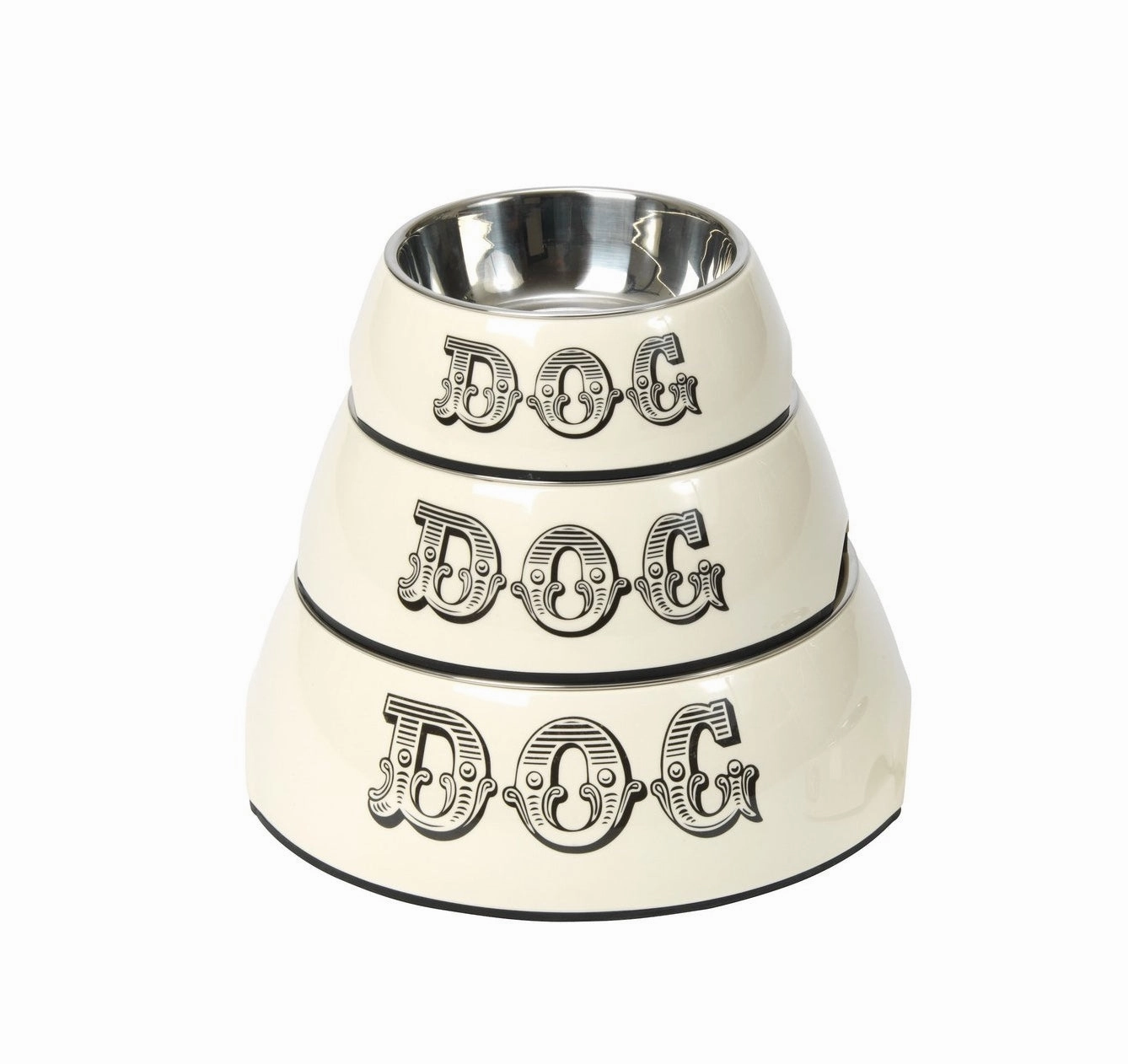 Cream Country Kitchen Dog Bowl by House of Paws