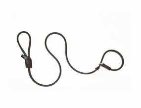 Dogs & Horses Rolled Leather Slip Lead Brown