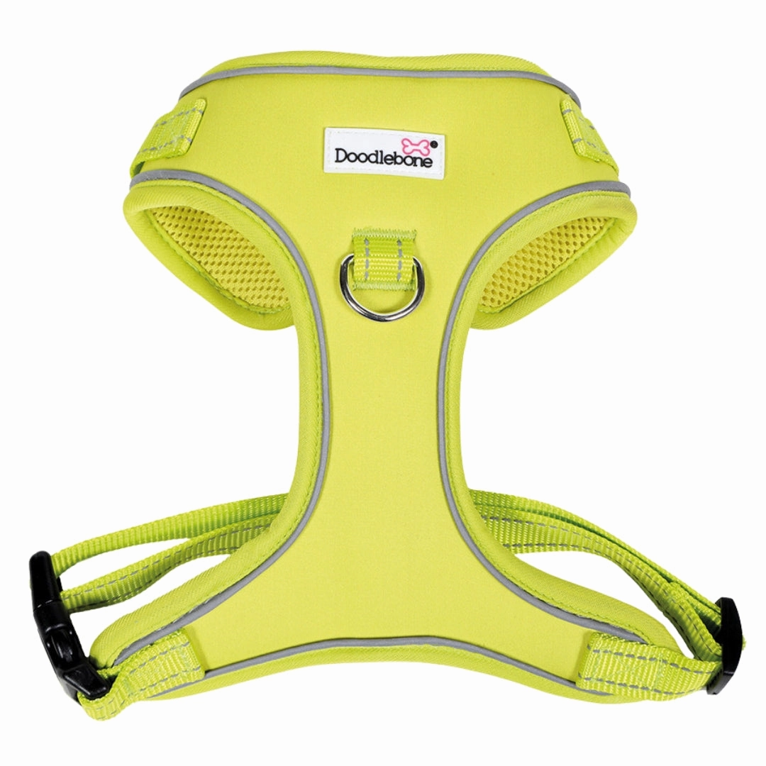Doodlebone Adjustable Airmesh Dog Harness - Citrus