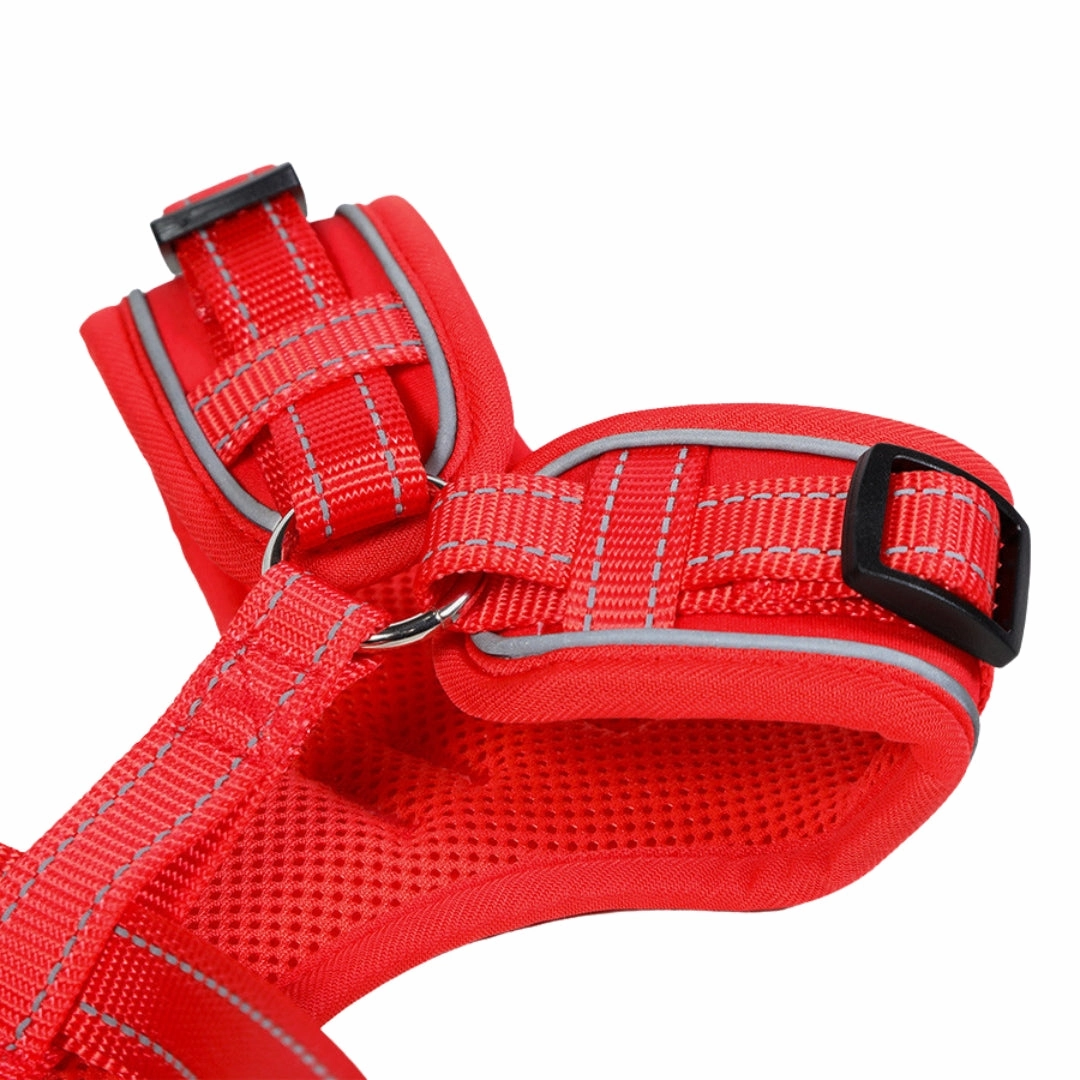 Doodlebone Adjustable Airmesh Dog Harness - Coral