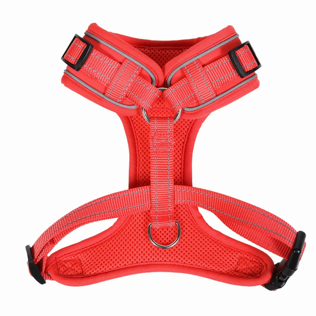 Doodlebone Adjustable Airmesh Dog Harness - Coral