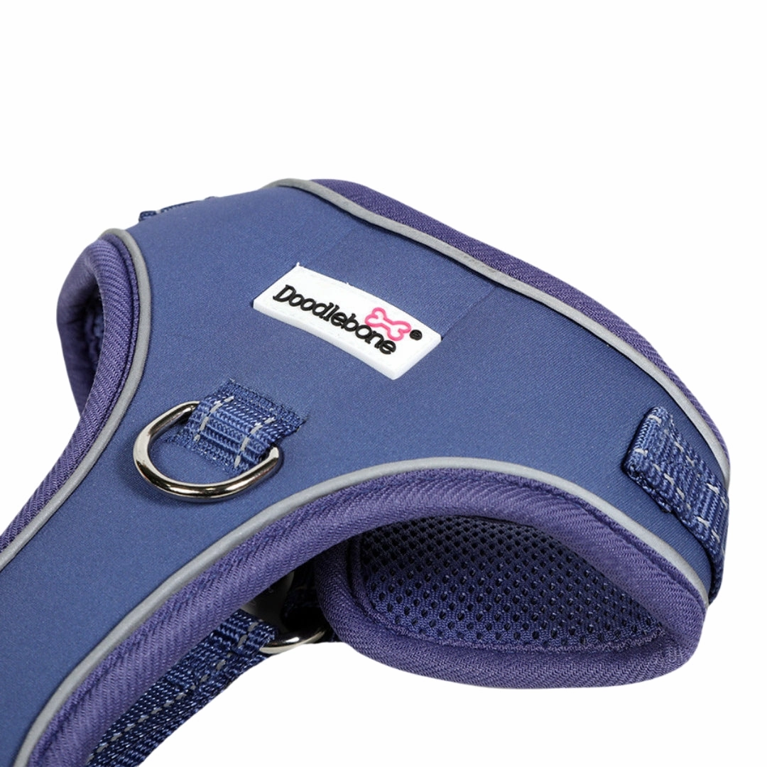 Doodlebone Adjustable Airmesh Dog Harness - Indigo