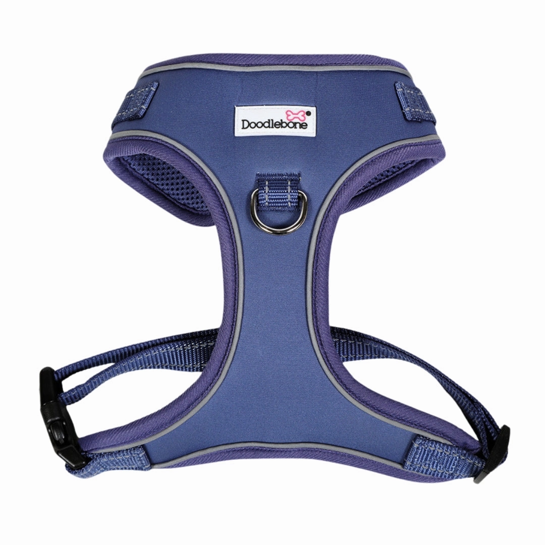 Doodlebone Adjustable Airmesh Dog Harness - Indigo