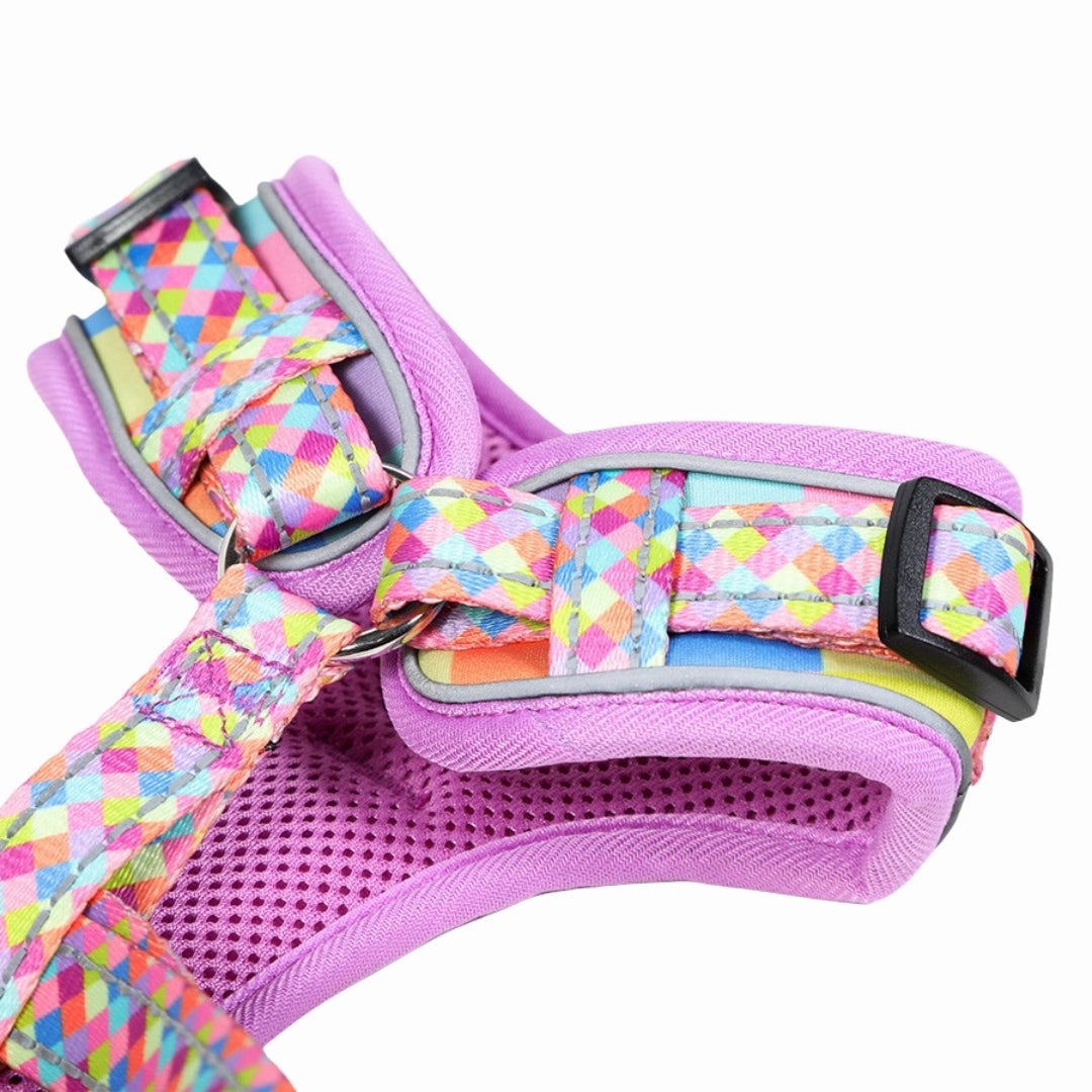 Doodlebone Adjustable Airmesh Dog Harness - Retro