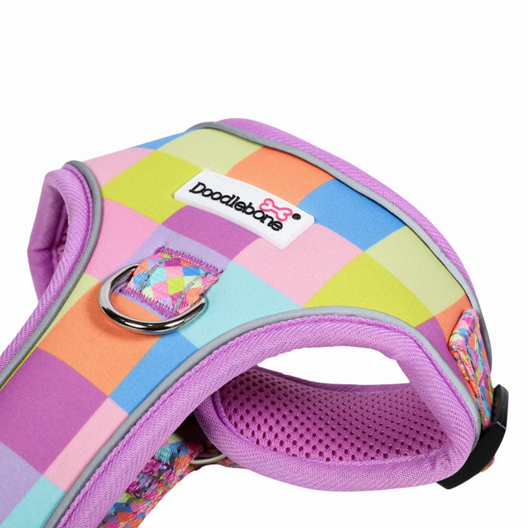 Doodlebone Adjustable Airmesh Dog Harness - Retro