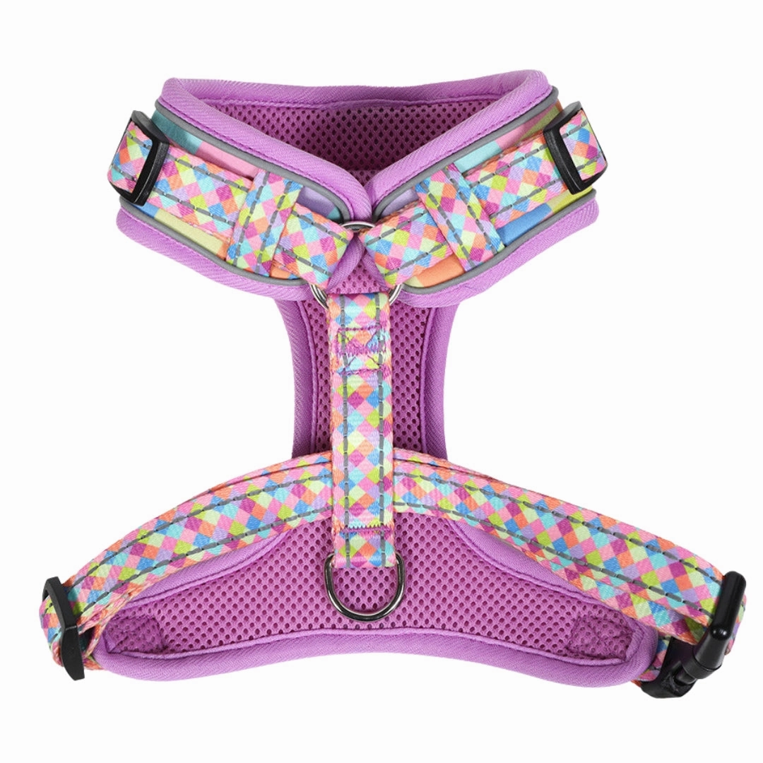 Doodlebone Adjustable Airmesh Dog Harness - Retro