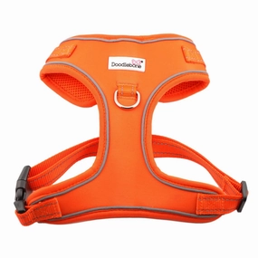Doodlebone Adjustable Airmesh Dog Harness - Tangerine