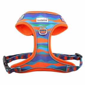 Doodlebone Adjustable Airmesh Dog Harness - Waves