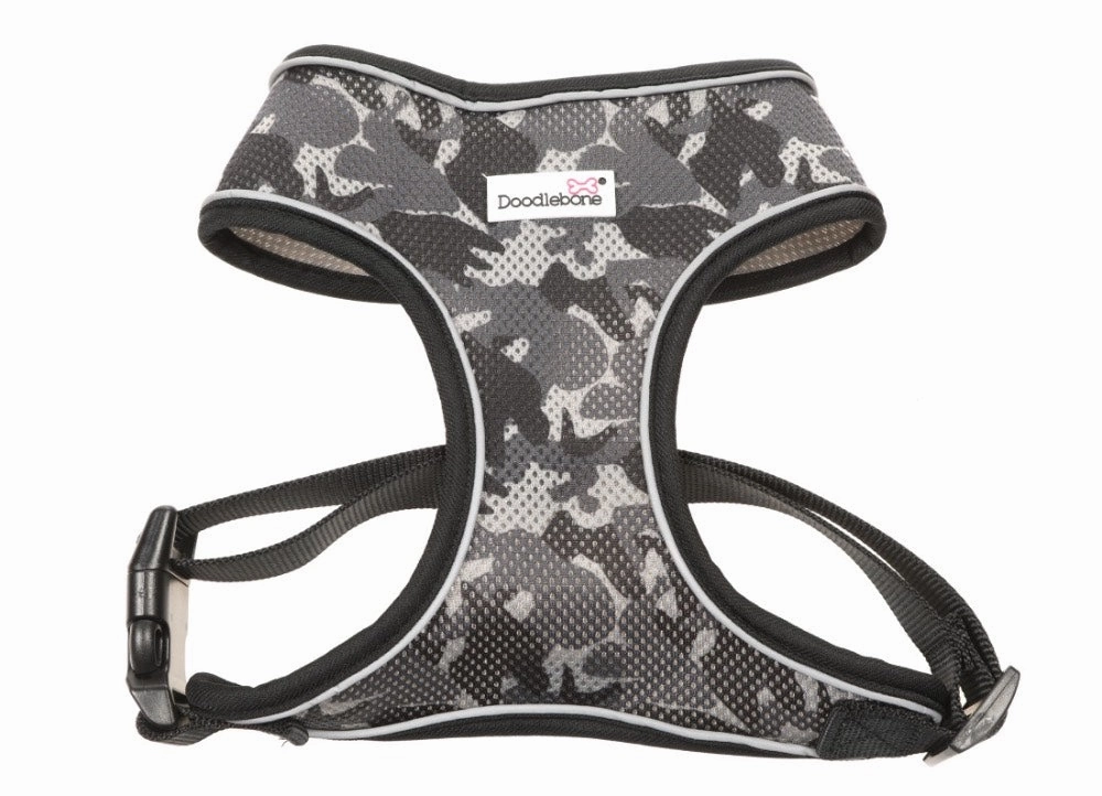 Doodlebone Airmesh Dog Harness - Smokey Grey Camo