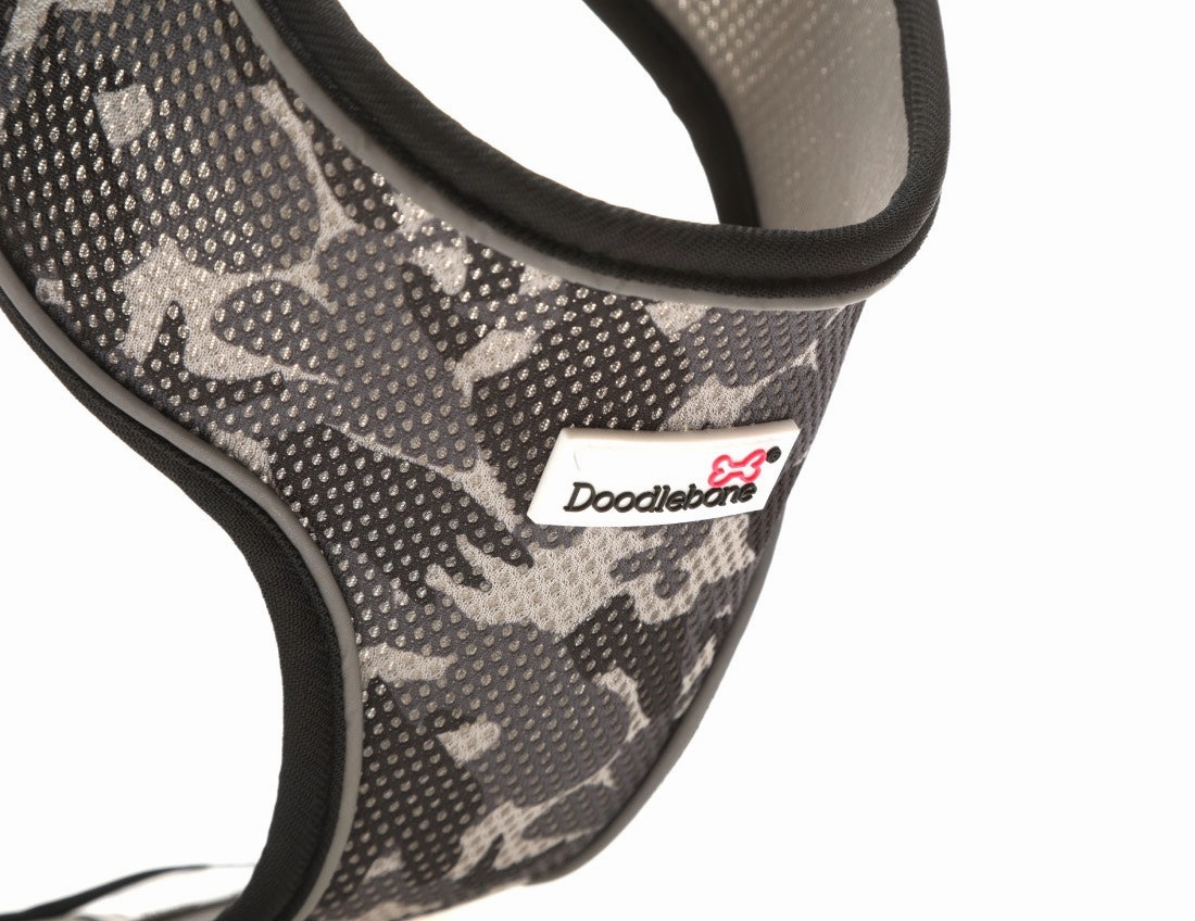 Doodlebone Airmesh Dog Harness - Smokey Grey Camo