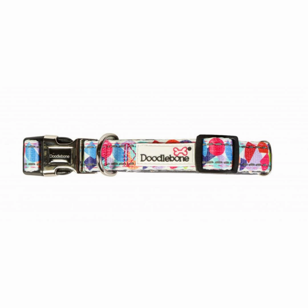 Doodlebone Padded Dog Collar - Abstract
