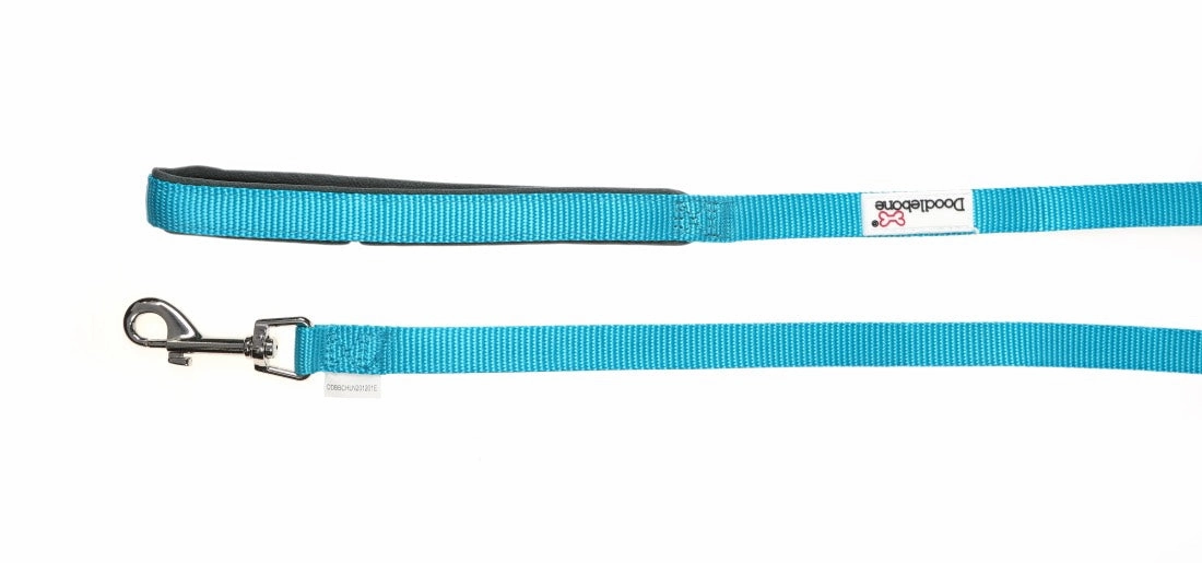 Doodlebone Padded Dog Collar - Aqua