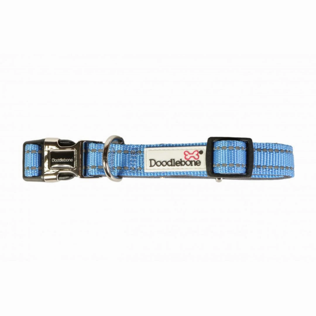 Doodlebone Padded Dog Collar - Cornflower