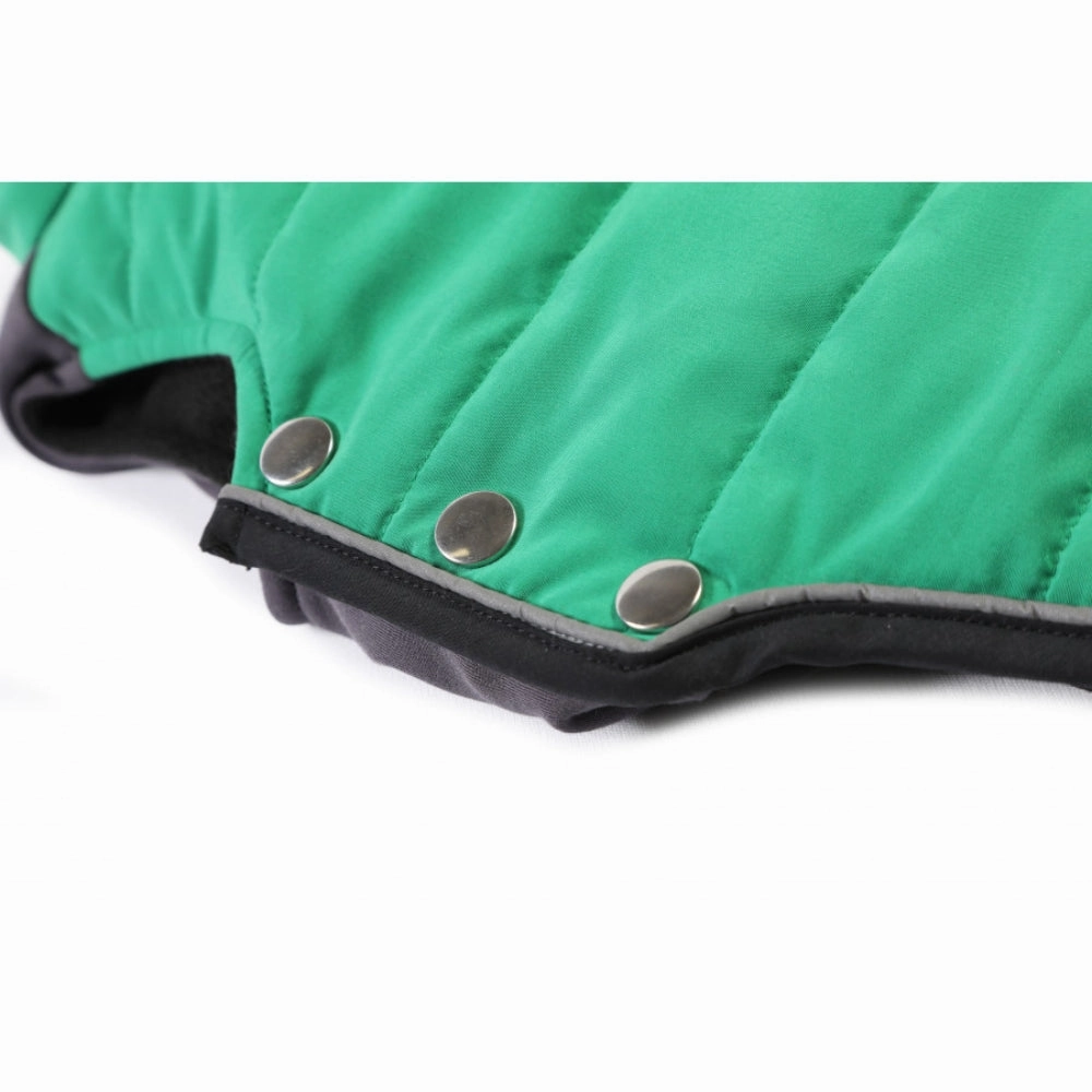 Doodlebone Puffer Dog Coat - Forest