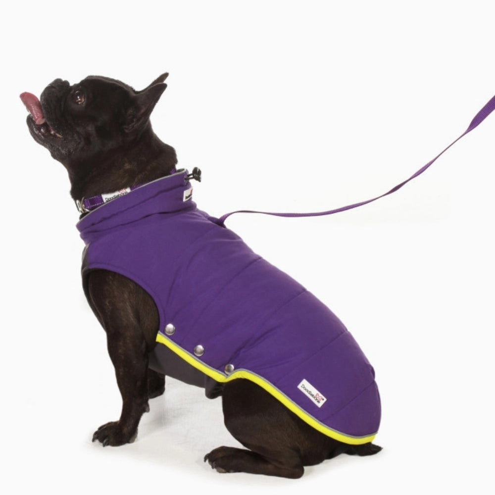 Doodlebone Puffer Dog Coat - Violet