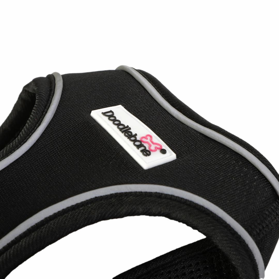 Doodlebone Snappy Dog Harness - Coal Black