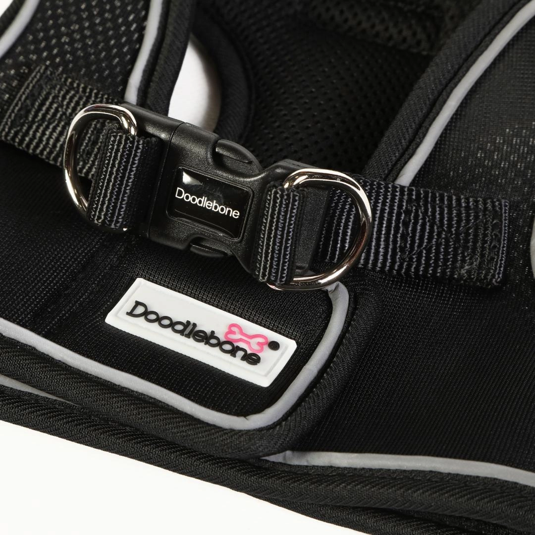 Doodlebone Snappy Dog Harness - Coal Black