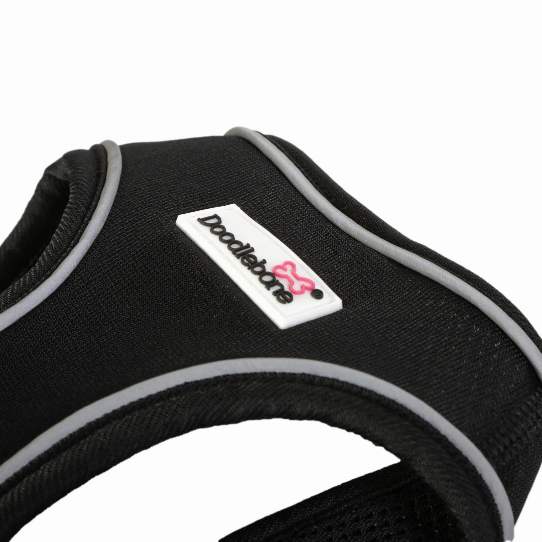 Doodlebone Snappy Dog Harness - Coal Black