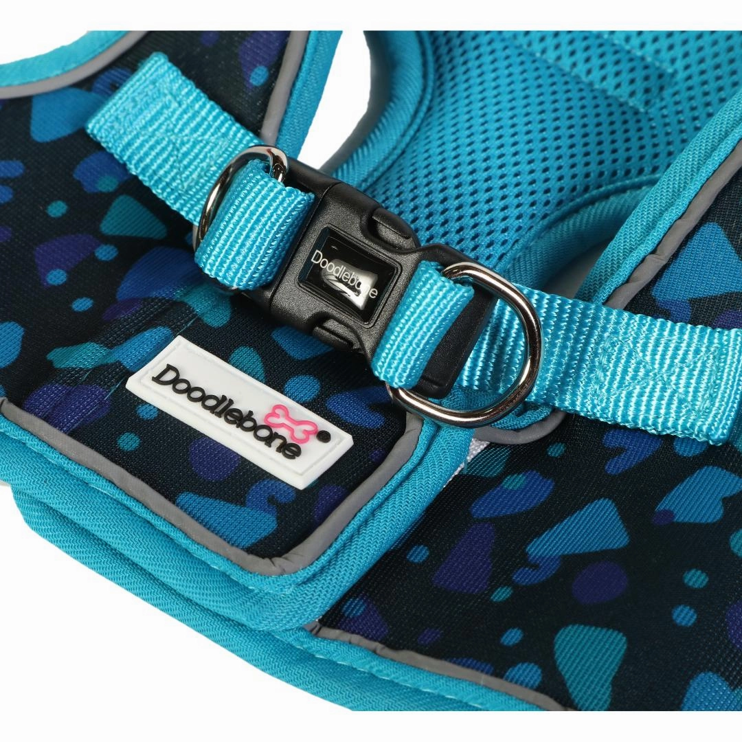 Doodlebone Snappy Dog Harness - Electric Party