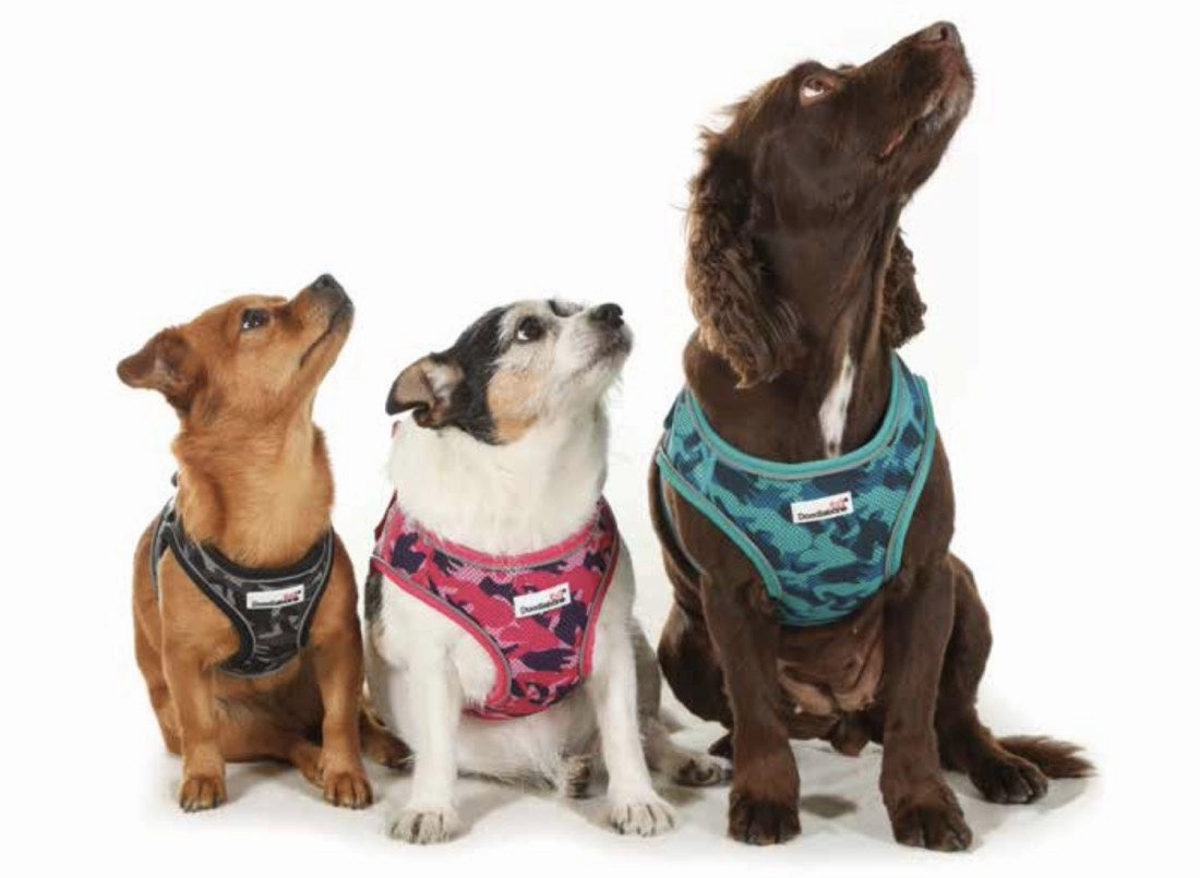 Doodlebone Snappy Dog Harness - Fuchsia Pink